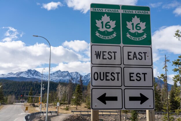 CANADA Road Sign